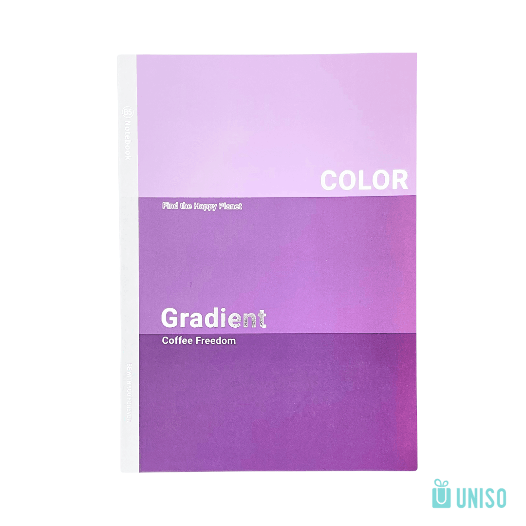 Caderno Brochura Pautado B5 Color Gradient 25x18cm  40 fls - UNISO - UND