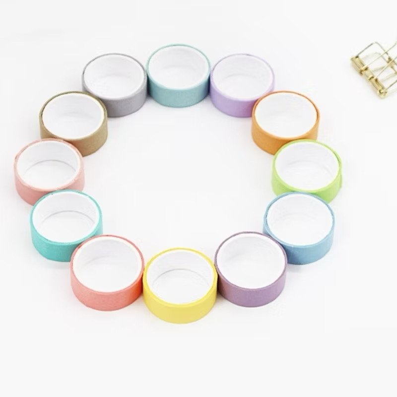Caixinha c/ 12 Fitas Washi Tapes Pastel Degradê 15mmx2m - IMPORTADO - UND