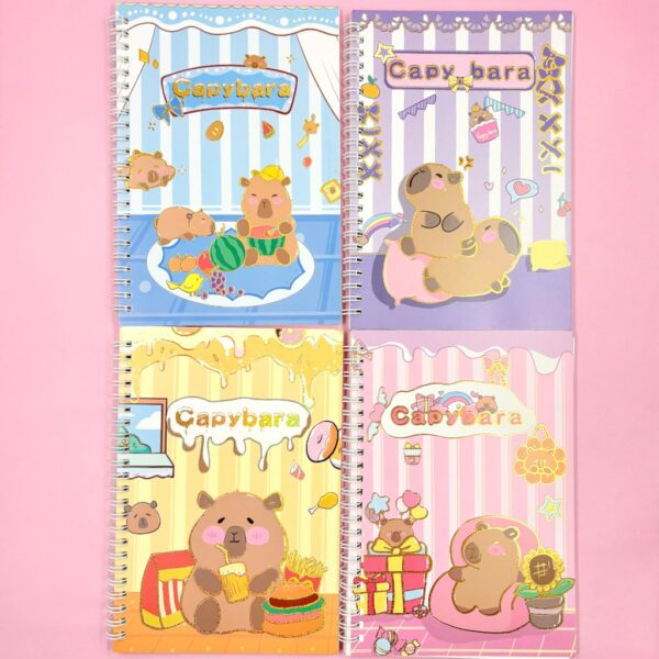 Caderno Aramado Capivara