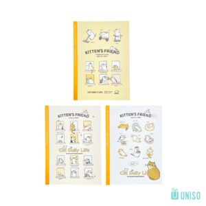 Caderno A5 Pautado Gatos Kitten's Friends 14,5x21cm - UNISO - UND
