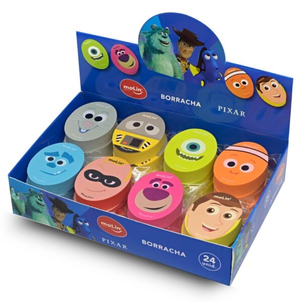 Borracha Pixar MOLIN - CX 24 UND