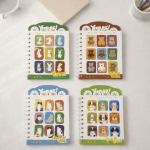 Caderno Pautado Espiral Bichinhos Fofos - IMPORTADO - UND