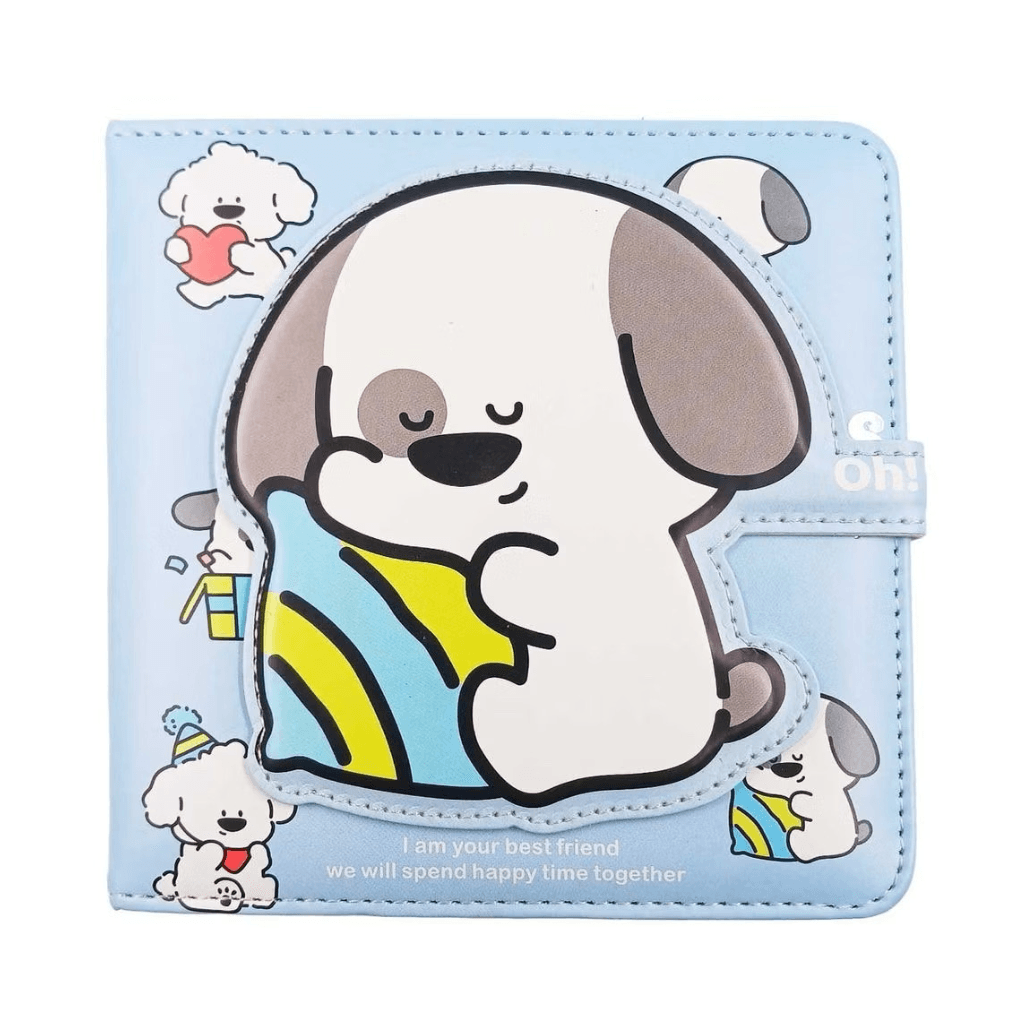 Mini Caderno LUXO c/ Fechamento Happy Doggy - IMPORTADO - UND