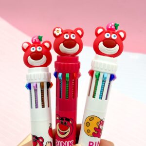 Caneta 10 Cores Ursinho Lotso