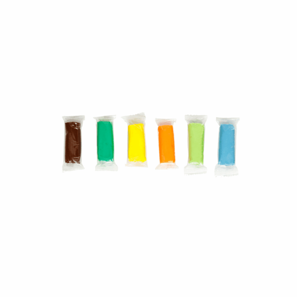 Kit Massinha de Modelar 6 Cores Dino LEO E LEO - BLISTER