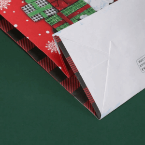 Embalagem Bolsa Presente Feliz Natal 21x15x8cm - IMPORTADO - UND