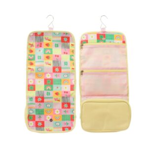 Necessaire c/ Gancho Bege DIVERTIDA 18x25x3cm - FLORIE - UND