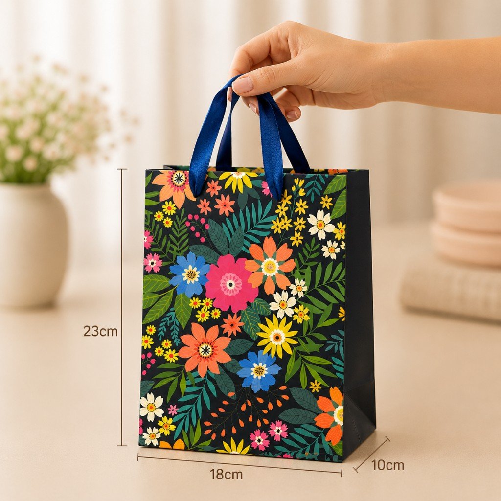 Embalagem Sacola P/ Presente Florida P 18x23x10cm - KAZ - UND