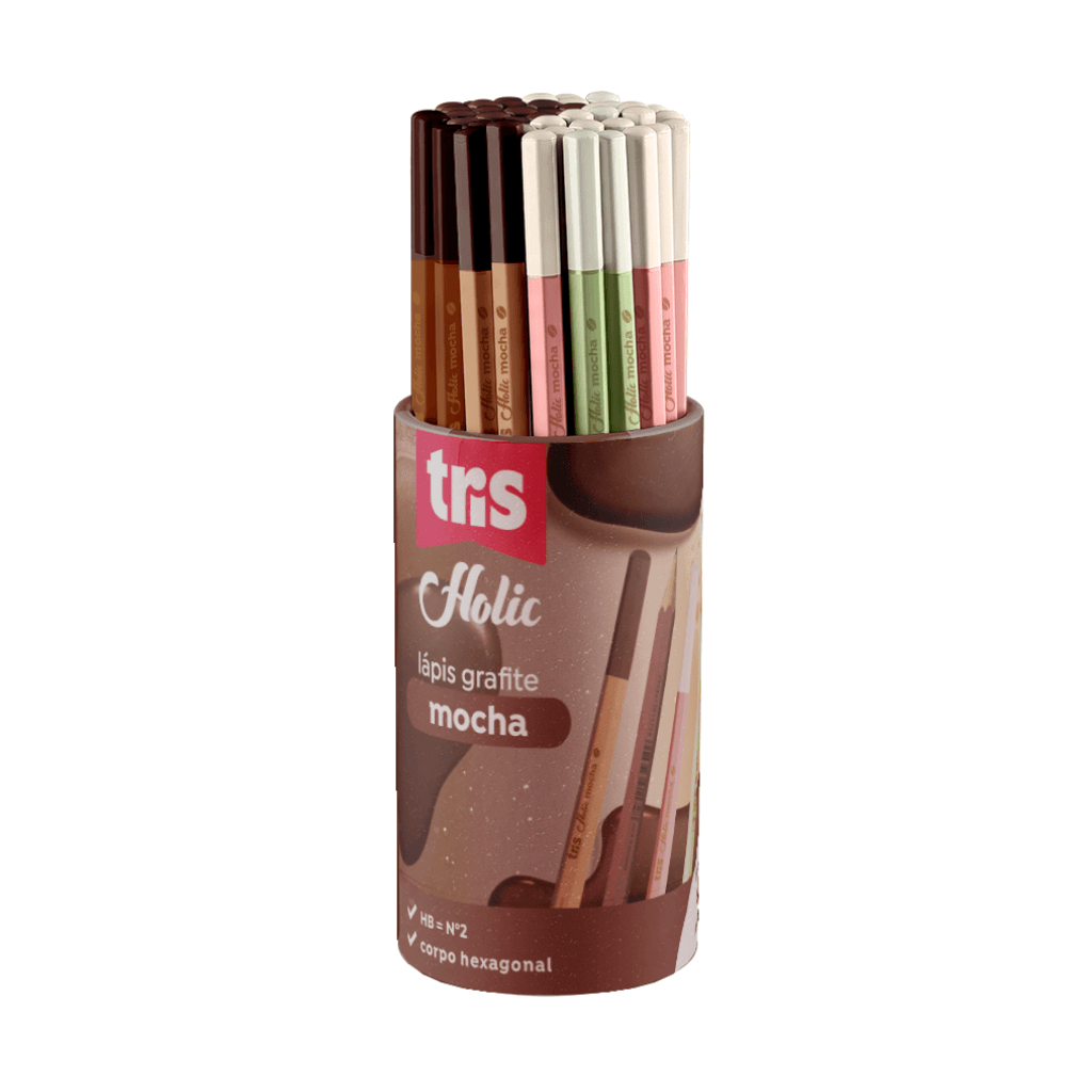 Lápis Grafite Mocha Holic Coffee Shop - TRIS - POTE 48 UND