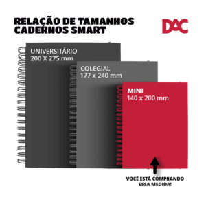 Caderno Smart Mini 10 Matérias Mickey Disney DAC