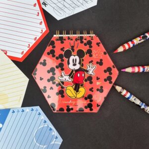 Caderno Mini Ficheiro Smart Hexagonal Mickey DAC