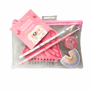 Kit Escolar Borboletas 5 Peças - FOFY - UND