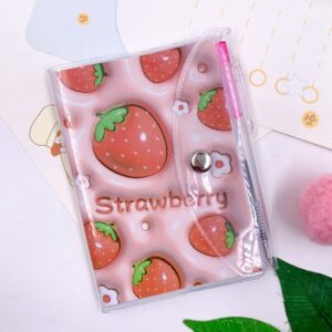 Mini Caderno Frutinhas Capa c/ Fechamento e Mini Caneta - UND
