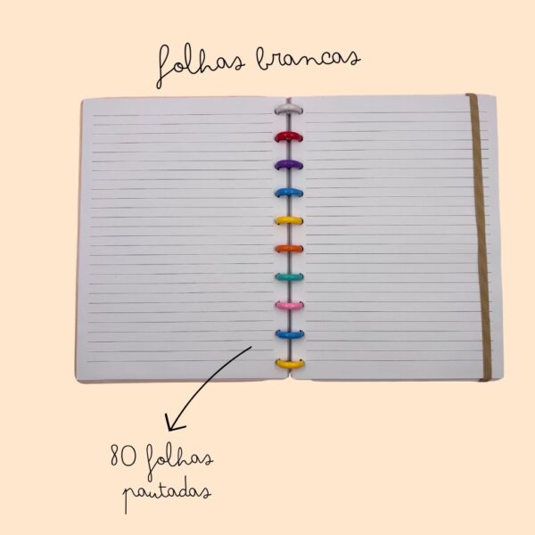Caderno de Disco Capivara 26x20cm G - 10 Discos - UND