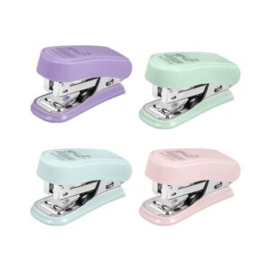 Grampeador plástico mini Soul pastel BRW - 4 Und