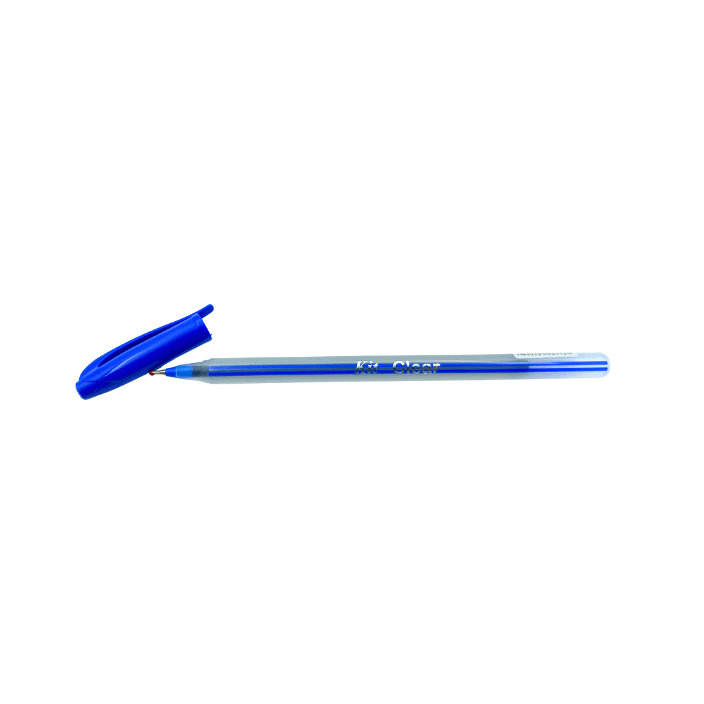 Caneta Clear 0.7mm Azul - KIT OFICIAL - CX 50 UND