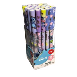 Caneta Esferográfica Stitch Preta MOLIN - UND