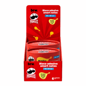 Bloco Smart Notes 6x6,6cm PRINGLES  - BRW - POTE C/ 4 BLOCOS