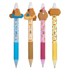 Caneta Esferográfica Gel Apagável 0.7 mm Gira-gira Capivara - BRW - CX 12 UND