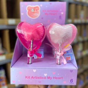 KIT Artístico My Heart Pink - FOFY - CX 6 UND