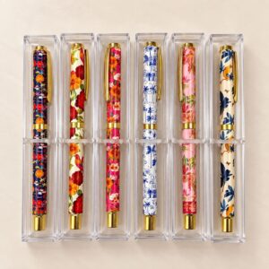 Caneta Luxo Metálica  + Case Brisa de Verão - IMPORTADO - UND