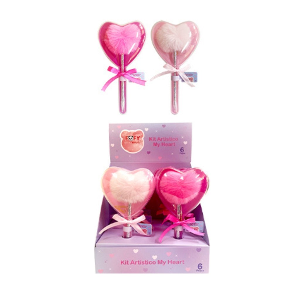 KIT Artístico My Heart Pink - FOFY - CX 6 UND