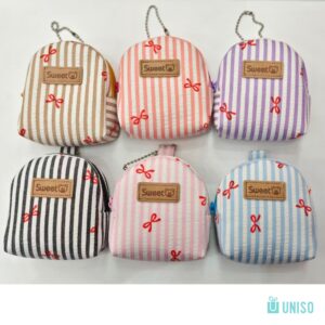 Bolsinha Porta Moeda Mochilinha LAÇOS7x5x7cm - UNISO - UND