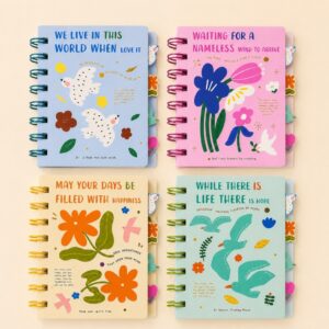 Caderno A7 Spring Designer c/ Divisórias 80 fls 9,7x11,2cm - IMPORTADO - UND