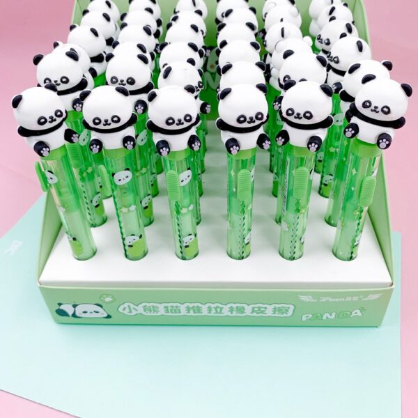 Borracha Fofa Retrátil Panda