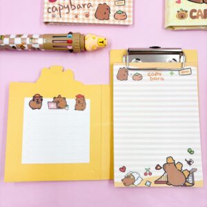 Mini Prancheta Bloco de Notas Capivara