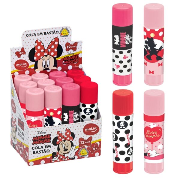 Cola Bastão Minnie Mouse MOLIN - CX 12 UND