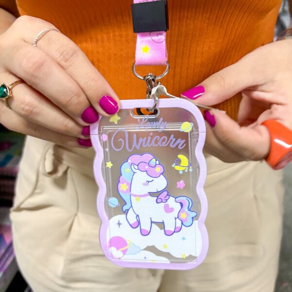 Porta Crachár Premium c/ Cordão Estampado