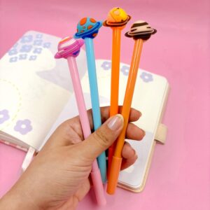 Caneta Fofa Planeta Color Lovelypen - Pacote 6 Und