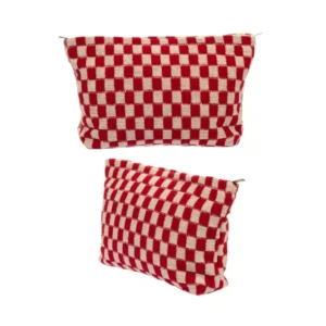 Necessaire Tricô VERMELHA G 26x17x5 cm- FLORIE - UND