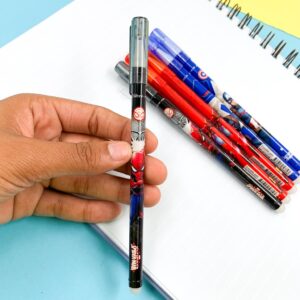 Caneta Estampada Apagável Super Heróis - PACOTE 6 UND