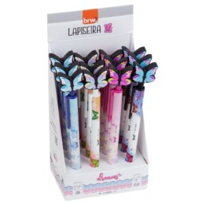 Lapiseira Plástica Divertida 0.7mm Borboleta Dreams - BRW - UND