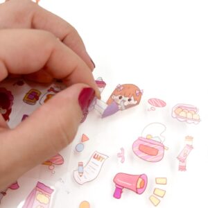 Bolsinha de Adesivos Fofuras Menininhas