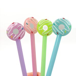 Caneta Fofa Donuts Color - Pacote 6 Und