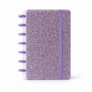 Caderno de Disco A5 Glitter 8 Discos - 15x21,2cm - 80 Fls - IMPORTADO - UND