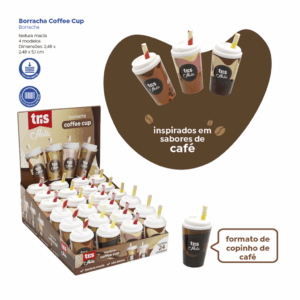 Borracha Coffee Cup Holic - TRIS - CX 24 UND