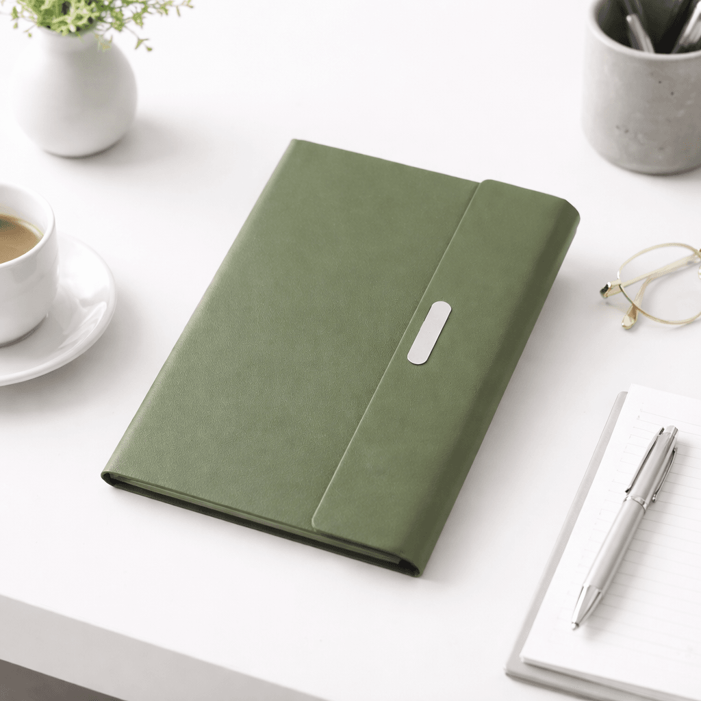 Caderno Capa Courino Clean Office 112 Fls 14,1 x 20,6cm  - IMPORTADO - UND