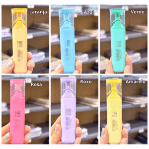 Marca Texto Quadrado Pastel G - TOKYO DESIGN - UND