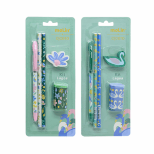 Kit Escolar 5 peças Cícero Lagoa - MOLIN - BLISTER