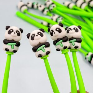 Caneta Flexível Panda - Pacote 6 Und