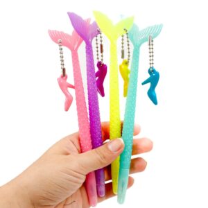 Caneta Fofa Sereia Princesa - Pacote 6 Und