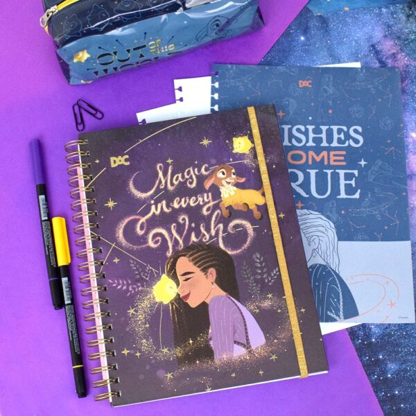 Caderno Smart Universitário 10 Matérias Wish Disney DAC