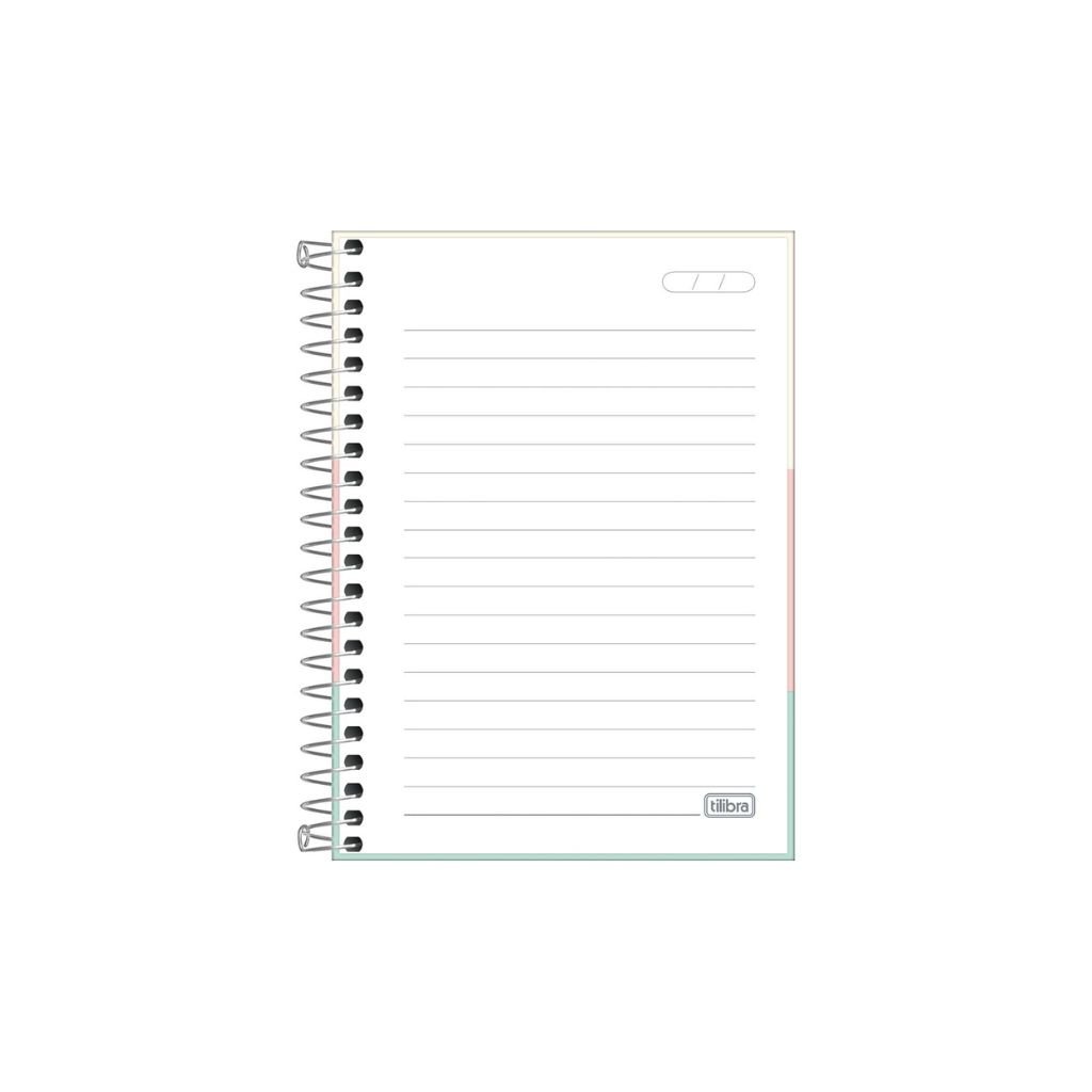 Caderneta Espiral Capa Dura 1/8 Charme 80 Fls 11x15,4cm - TILIBRA - UND