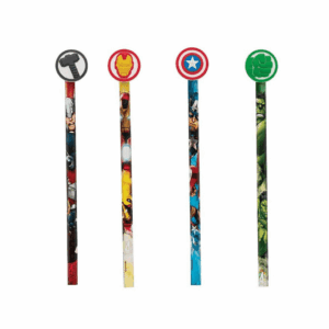 Lápis Preto Top Avengers Cartoon Molin