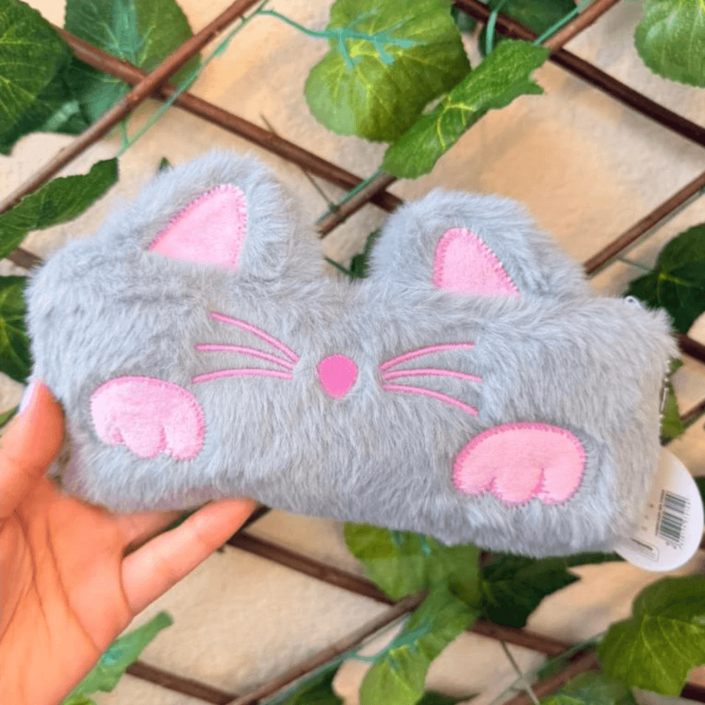Estojo Pelúcia Gatinho Orelhinhas - IMPORTADO - UND