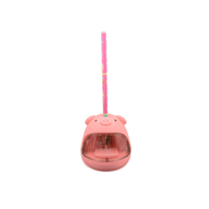 Apontador Elétrico Automático Lillows Porquinho Rosa KAZ - UND